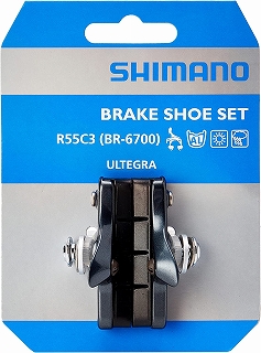 シマノ(SHIMANO) ブレーキシューセット BR-6700他適応 グロッシー カートリッジ R55C3