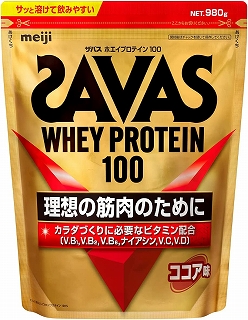 明治 ザバス(SAVAS) ホエイプロテイン100 ココア味