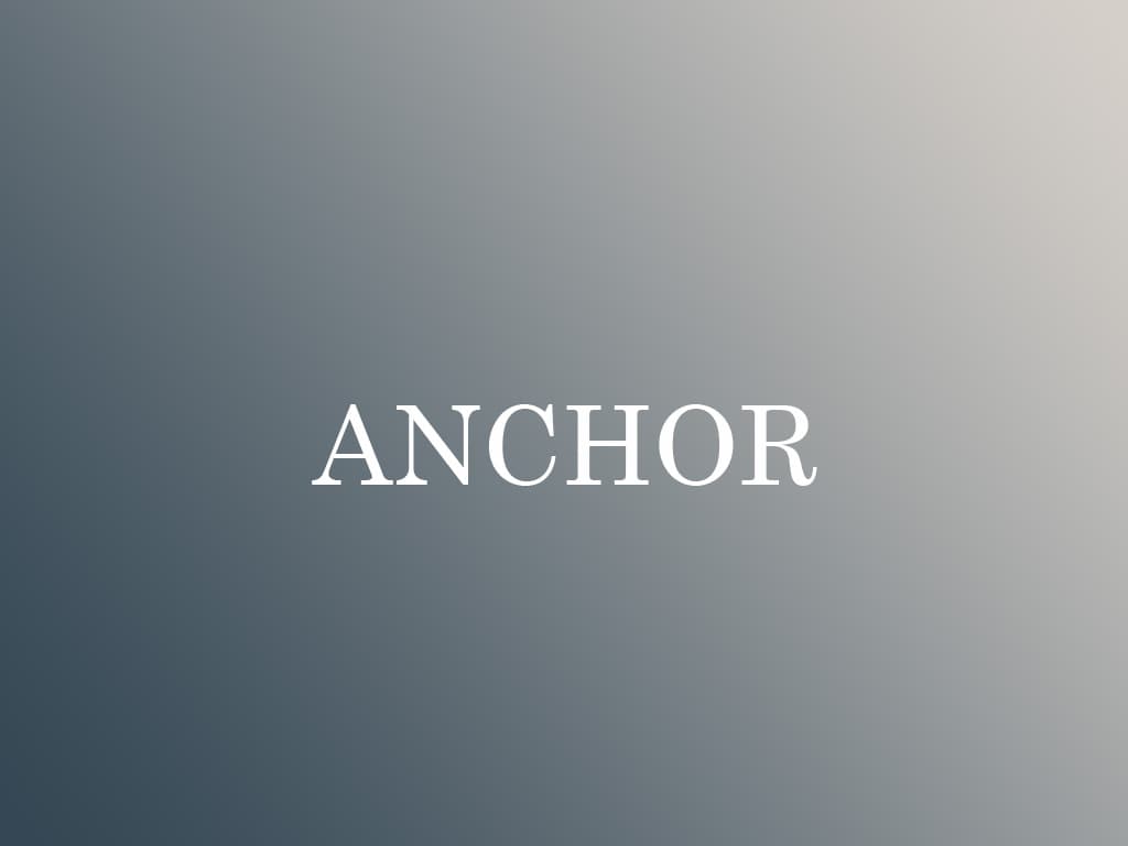 ANCHOR(アンカー)